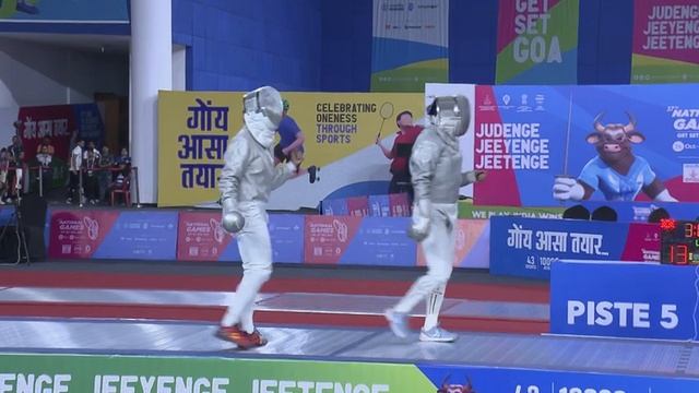 Fencing ? Kerala vs Punjab Women's Sabre Team Event FINAL, 37th National Games 2023, Goa | DD Sport смотреть онлайн