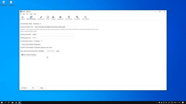 How to sync Nextcloud with Joplin (windows 10 and android) смотреть онлайн