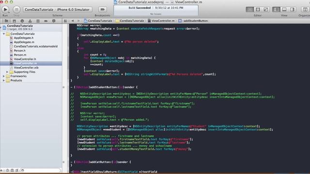 Core Data Part 2 - Parent Entity - Xcode 4.5 смотреть онлайн