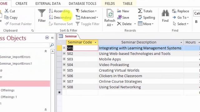 Access: Import From TXT File