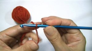 Как начать вязание крючком (цепочка из воздушных петель)