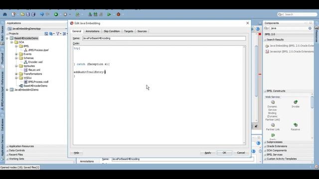 Oracle SOA 12C | Base64 Encoding And Decoding in BPEL with Demo | Java Embedding Activity смотреть онлайн