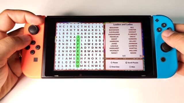 Epic Word Search Collection 2 | Nintendo Switch handheld gameplay смотреть онлайн