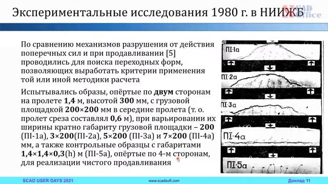 К расчету железобетонных плит на поперечные силы и продавливание смотреть онлайн