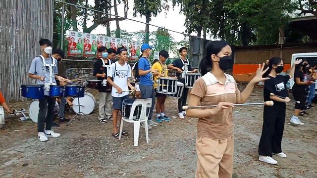 after 2yrs 3rd day practice LP-BACOOR community Drum and bell Corps смотреть онлайн