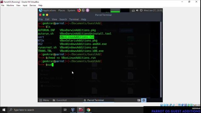 How To Install Guest Additions for Parrot OS on VirtualBox (2021) смотреть онлайн