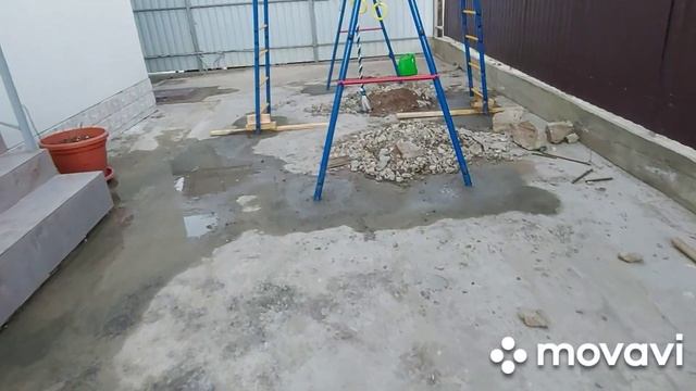 Бетонирование полипропиленового бассейна/Последний этап смотреть онлайн