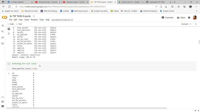 TSF GRIP Task 5: Exploratory Data Analysis - Sports (Level - Advanced) смотреть онлайн