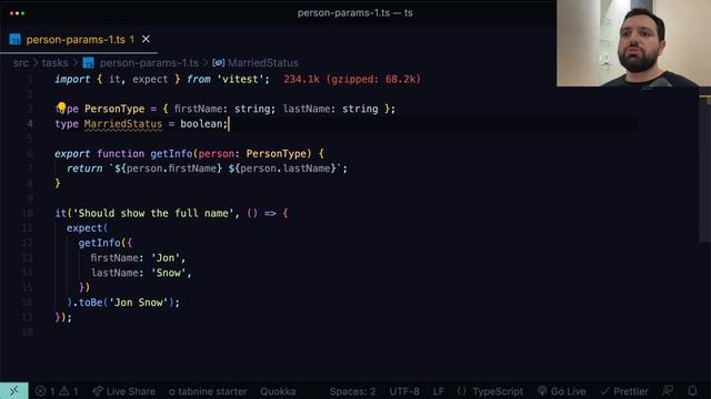 Typescript - Object types смотреть онлайн