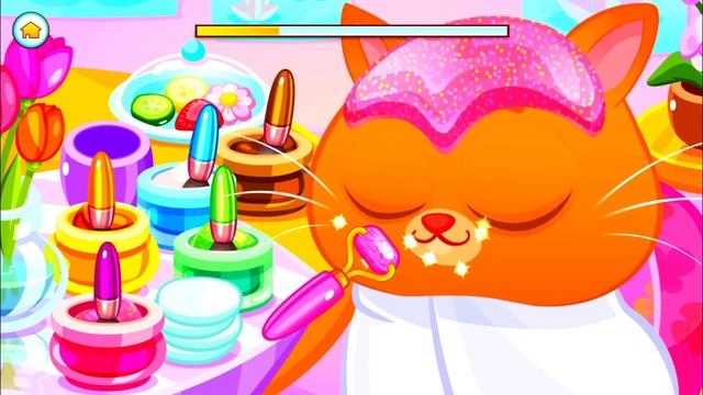 ОБЗОР ВЕСЕЛЫХ ИГР Scary Teacher 3 d, Котик Бубу в СПА салоне - часть 86 смотреть онлайн