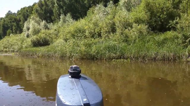 Прогулка по Оке на моторной лодке. смотреть онлайн