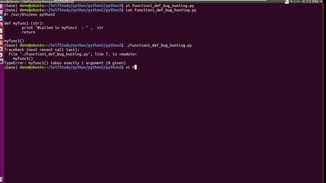 python2 function def bug hunting takes exactly 1 argument 0 given смотреть онлайн