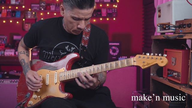 Fender Custom Shop MVP 1956 Stratocaster Heavy Relic Masterbuilt Demo | Make'n Music ft RJ Ronquill смотреть онлайн