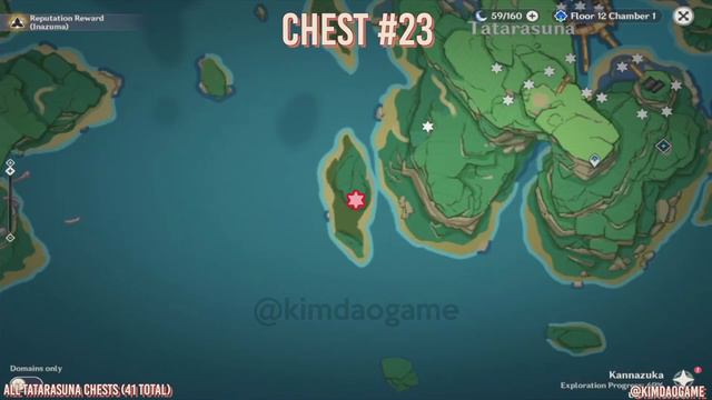 ALL CHESTS IN INAZUMA | Tatarasuna | COMPLETE GUIDE #10 【 Genshin Impact 】