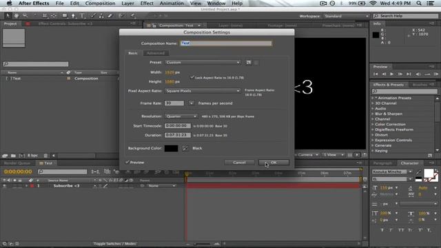 How to Render in After Effects 1080p HD (FLV) смотреть онлайн