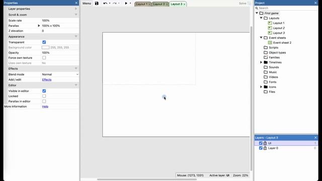 Курс по Construct 3 | Разработка игр | Урок №10 Панель свойств. Свойства слоя. смотреть онлайн
