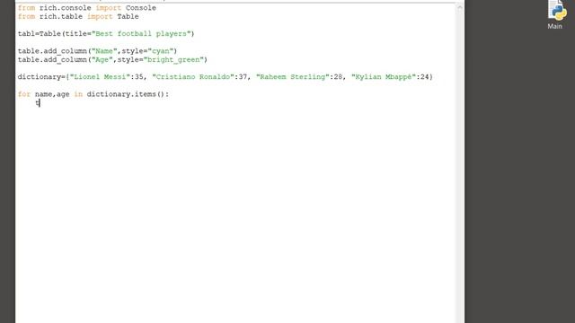 Python rich - Print dictionary to coloured table смотреть онлайн