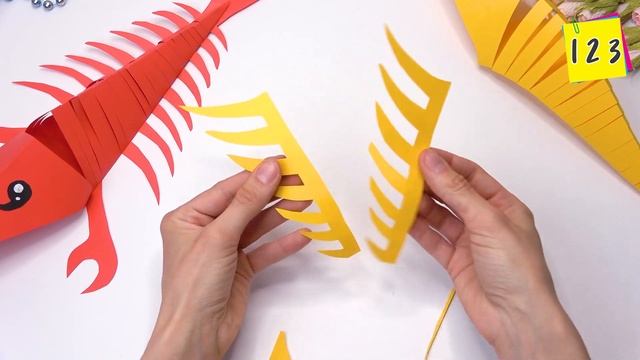 Moving Paper Lobster | Easy Paper Toys