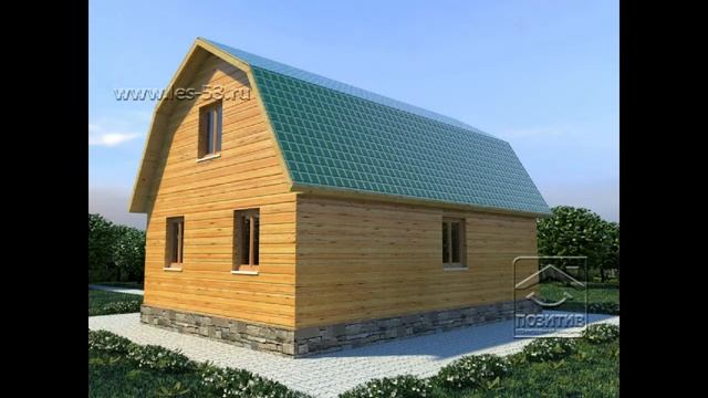 Проект дома из бруса Д 30 смотреть онлайн