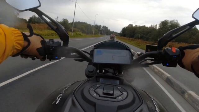 Мотопутешествие 3200 км. Уфа - Мурманск - Териберка. Bajaj Dominar 400 смотреть онлайн