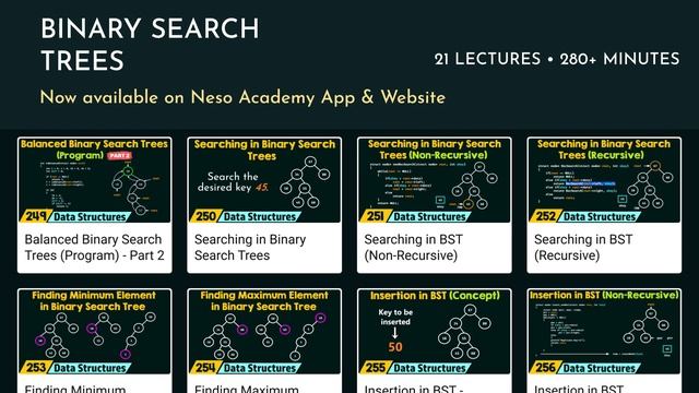 Binary Search Trees | Chapter-9 | Data Structures | nesoacademy.org смотреть онлайн