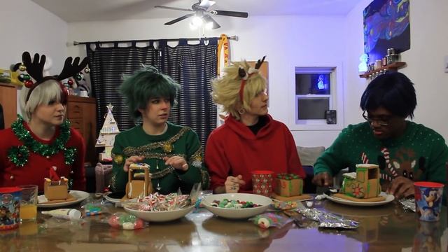 [ BNHA Cosplay ] The gingerbread.... train wreck ? | Christmas Special смотреть онлайн