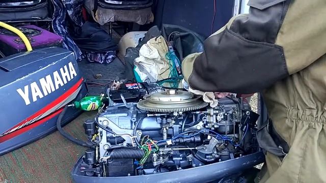 как заводится ямаха 55 смотреть онлайн