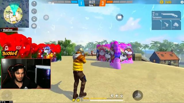 ПРИТВОРИЛСЯ БОТОМ И ПРАНКАНУЛ ЮТУБЕРА В ФРИ ФАЕР смотреть онлайн