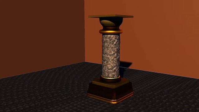 3D колонна в Cinema 4D смотреть онлайн