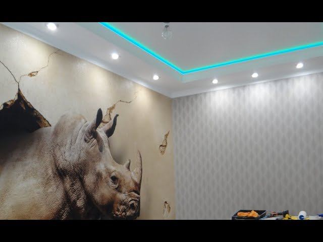 КАК клеить потолочный плинтус ПОЛУКРУГОМ Как резать угол потолочного плинтуса углы видео смотреть онлайн