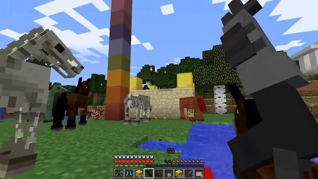 КАК СКРАФТИТЬ ВЕРТОЛЁТ В МАЙНКРАФТ? ПОЛУЧИТЬ СЕКРЕТНЫЕ ПРЕДМЕТЫ В MINECRAFT ЗАЩИТА НУБА смотреть онлайн
