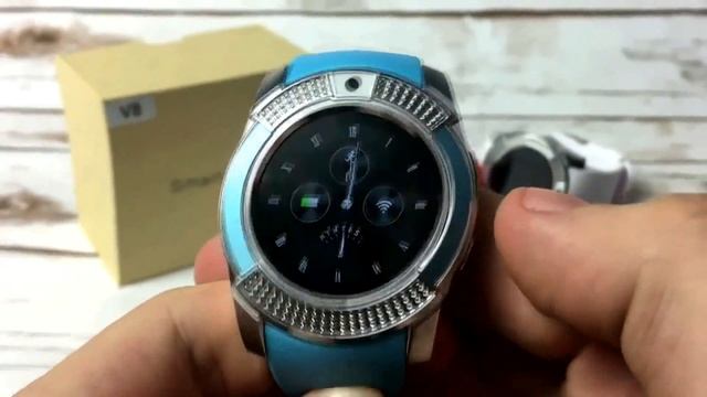 Обзор Умные часы Smart Watch V8 смотреть онлайн