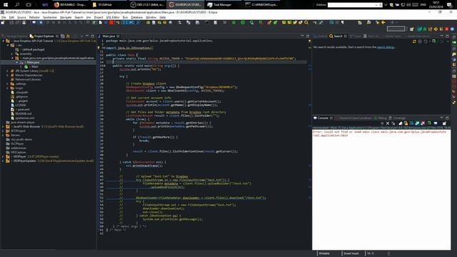 Full Dropbox API with Java ( Desktop + Android ) - Tutorial 1 смотреть онлайн