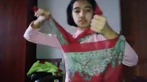 Как сделать розу из платка , легко и быстро