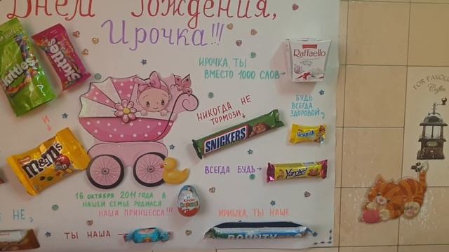 ?????Поздравлялки! Как сделать поздравление на ватмане! День Рождение продолжается! смотреть онлайн