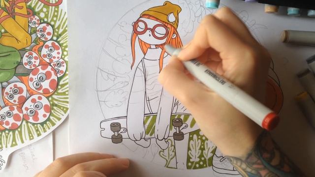 Speedpaint | Ветреная скейтерша | Как найти свой стиль и улучшить свои навыки смотреть онлайн