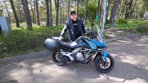 Обзор мотоцикла CFMOTO 650 MT от блогера ZLоbycha