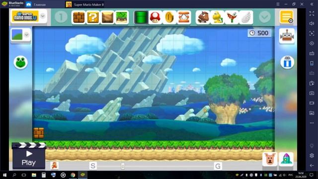 ОБЗОР SUPER MARIO MAKER НА АНДРОИД. ИНТЕРЕСНАЯ АРКАДА НА ТЕЛЕФОН ANDROID смотреть онлайн