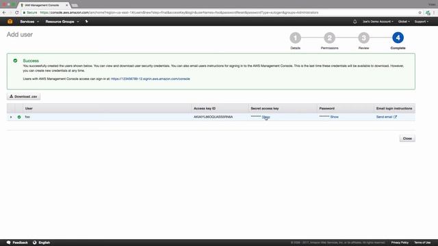 AWS Create IAM admin user смотреть онлайн