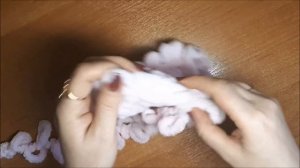 Детские домашние сапожки-угги из пряжи ALIZE PUFFY. Мастер-класс для начинающих.