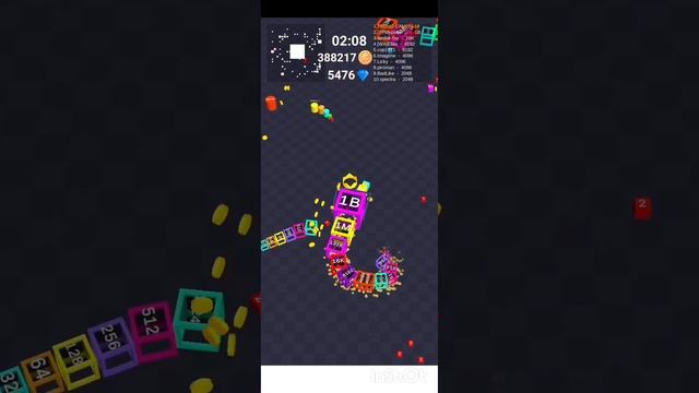 68 Billion World Record Highest Score In Cube Arena #worldrecord #highestscore #cube #arena #2048