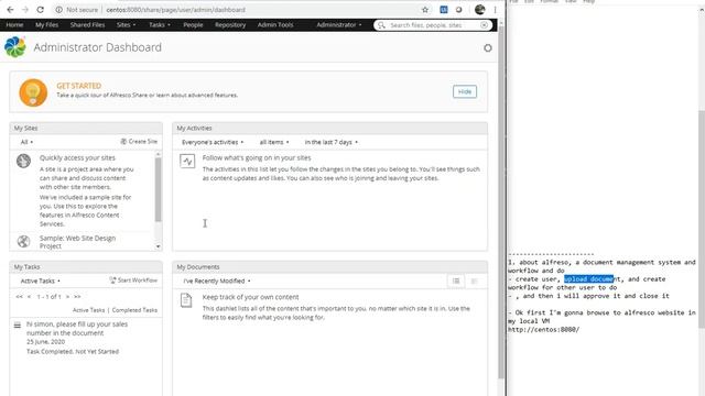 Alfresco Document Management System and Workflow смотреть онлайн