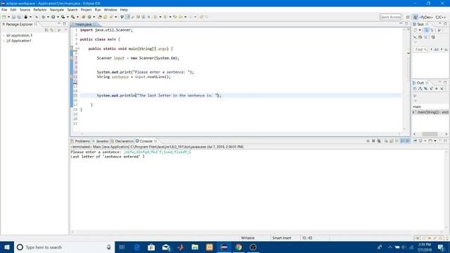 Java Tutorial: How to find last letter in a String смотреть онлайн