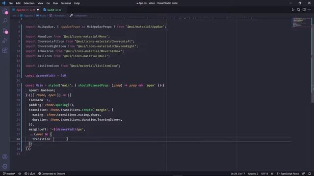 Como fazer um drawer responsivo no ReactJs com Material UI Pt1 смотреть онлайн