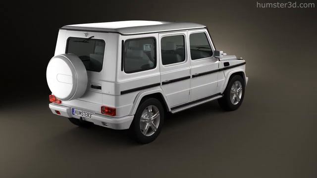 Mercedes-Benz G-class 2011 By 3D Model Store Humster3D.com