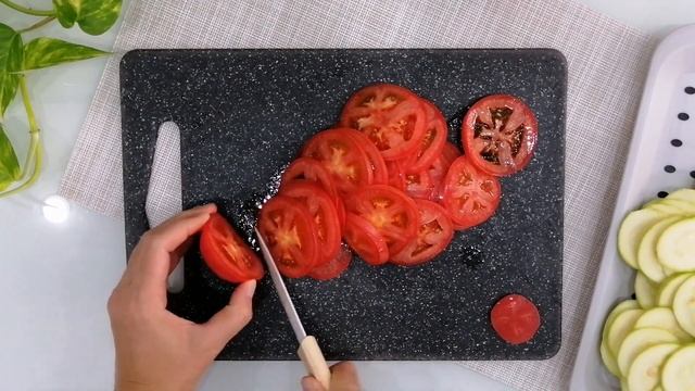 ШИК СЕЗОНА! Овощное рагу - РАТАТУЙ. Просто, Вкусно и Полезно! Кабачок, баклажан, помидор. смотреть онлайн