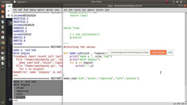 #python class DAY:-11th ||Function prog & returning the value in python ❤️??❤️?||Learn in hinglis смотреть онлайн