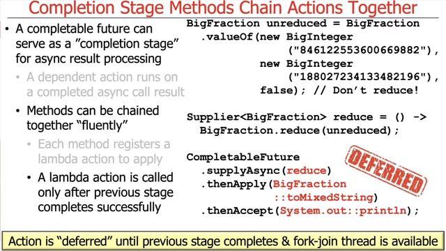 Advanced Java CompletableFuture Features: Introducing Completion Stage Methods смотреть онлайн