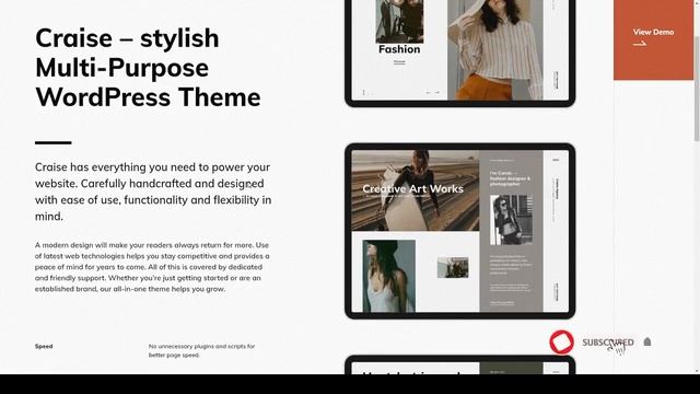 Craise - Multi-Purpose WordPress Portfolio Theme смотреть онлайн