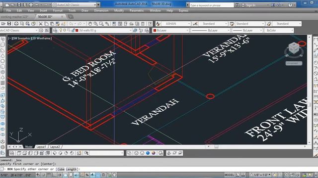 Auto Cad 3D Modeling part 01 смотреть онлайн